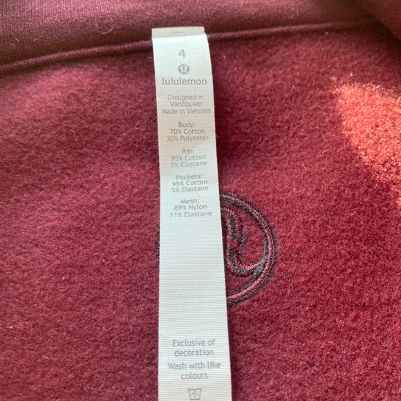 Lululemon Zip-up Sweatshirt - Picture 2 of 3